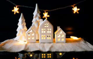 Festive ceramic village